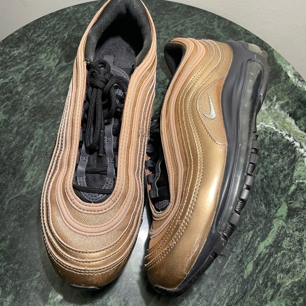 Nike Women's Metallic Gold Sneakers